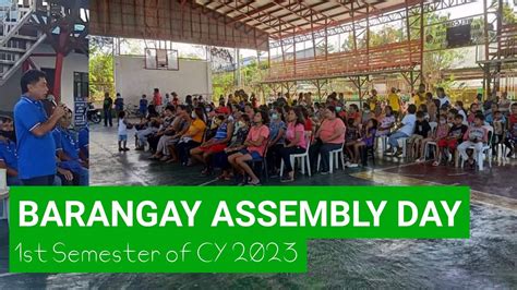 June 26, 2023 Meeting of Barangay .
